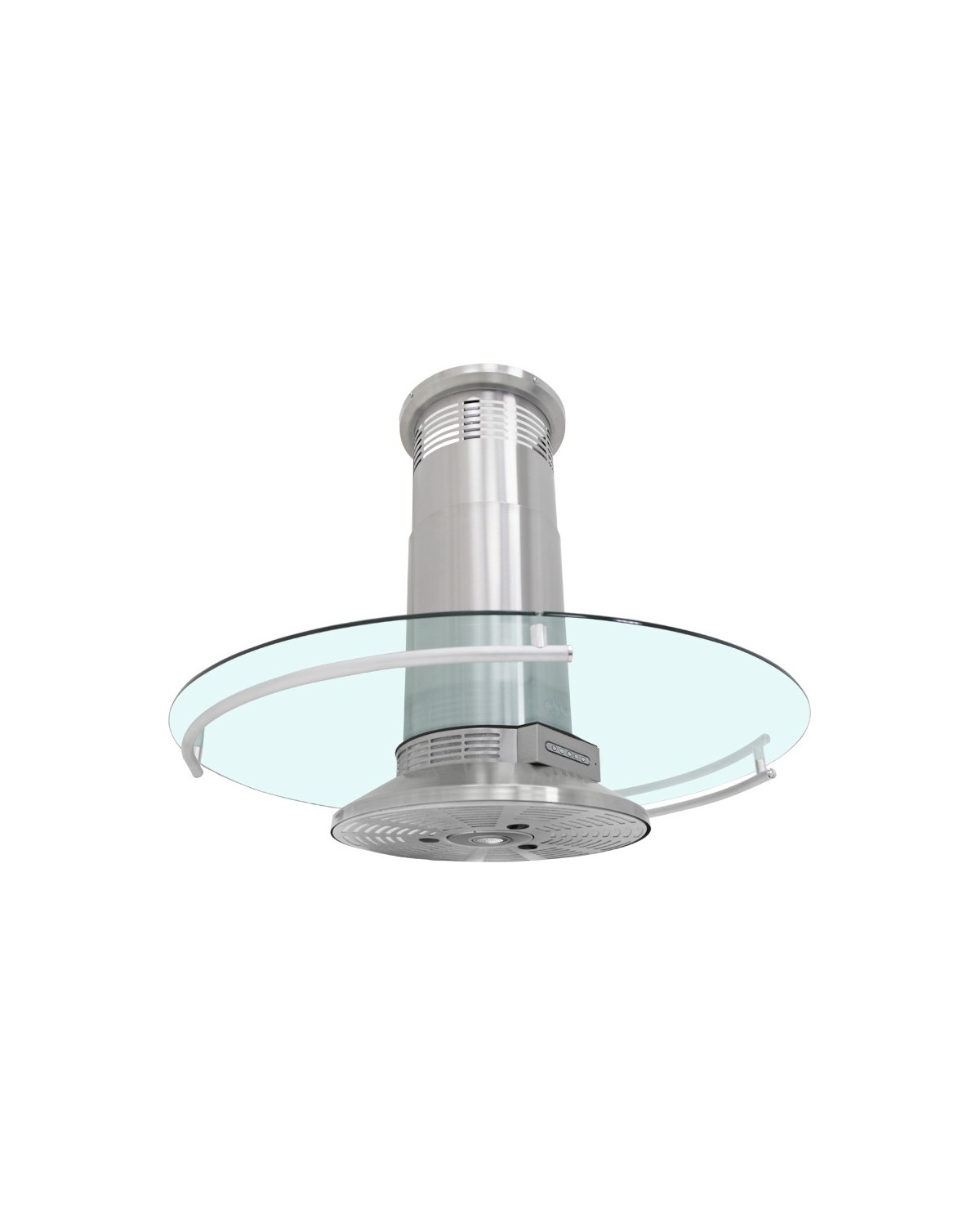 Campana Sanaire Cristal Central Iris-090 Acero Inoxidable