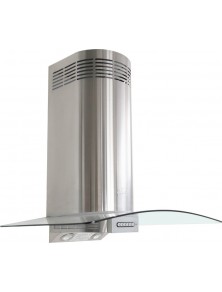 Campana Sanaire Cristal Pared Millenium-076-080-090 Acero Inox