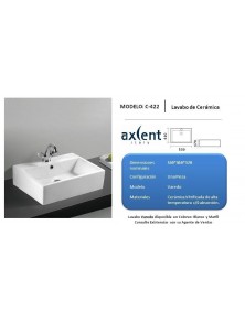 Lavabo Axcent Varedo Ref. C-422