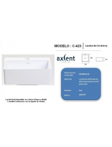 Lavabo Axcent Bari Ref. C-423