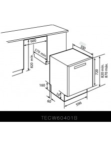 Lavavajillas Tecnolam  TECDW60.PA