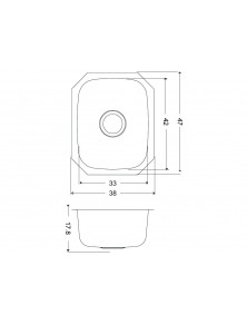 Fregadero EB Tecnica Alessia A15188ACO