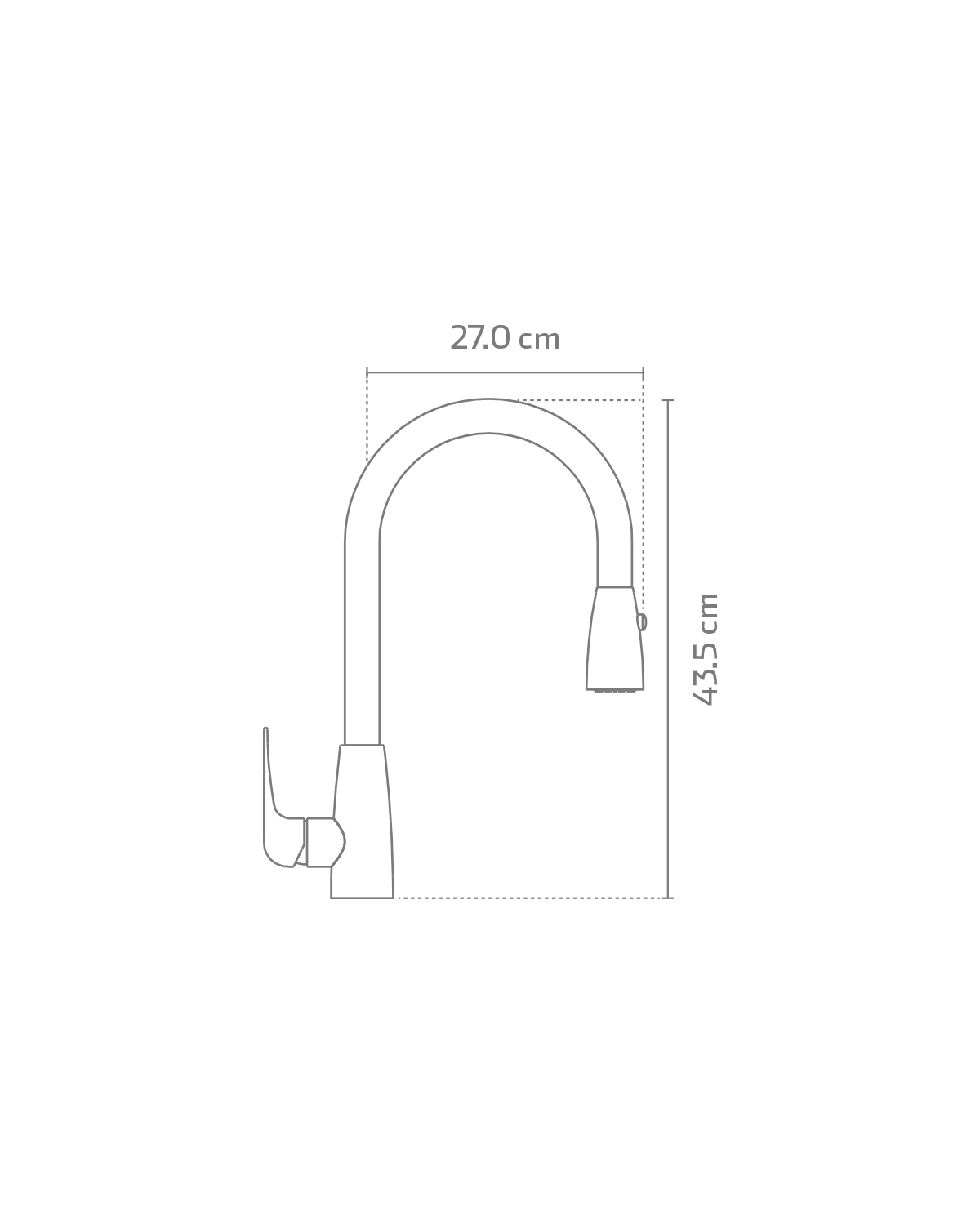 Mezcladora extraíble para Fregadero Kele Ref. KSS1231