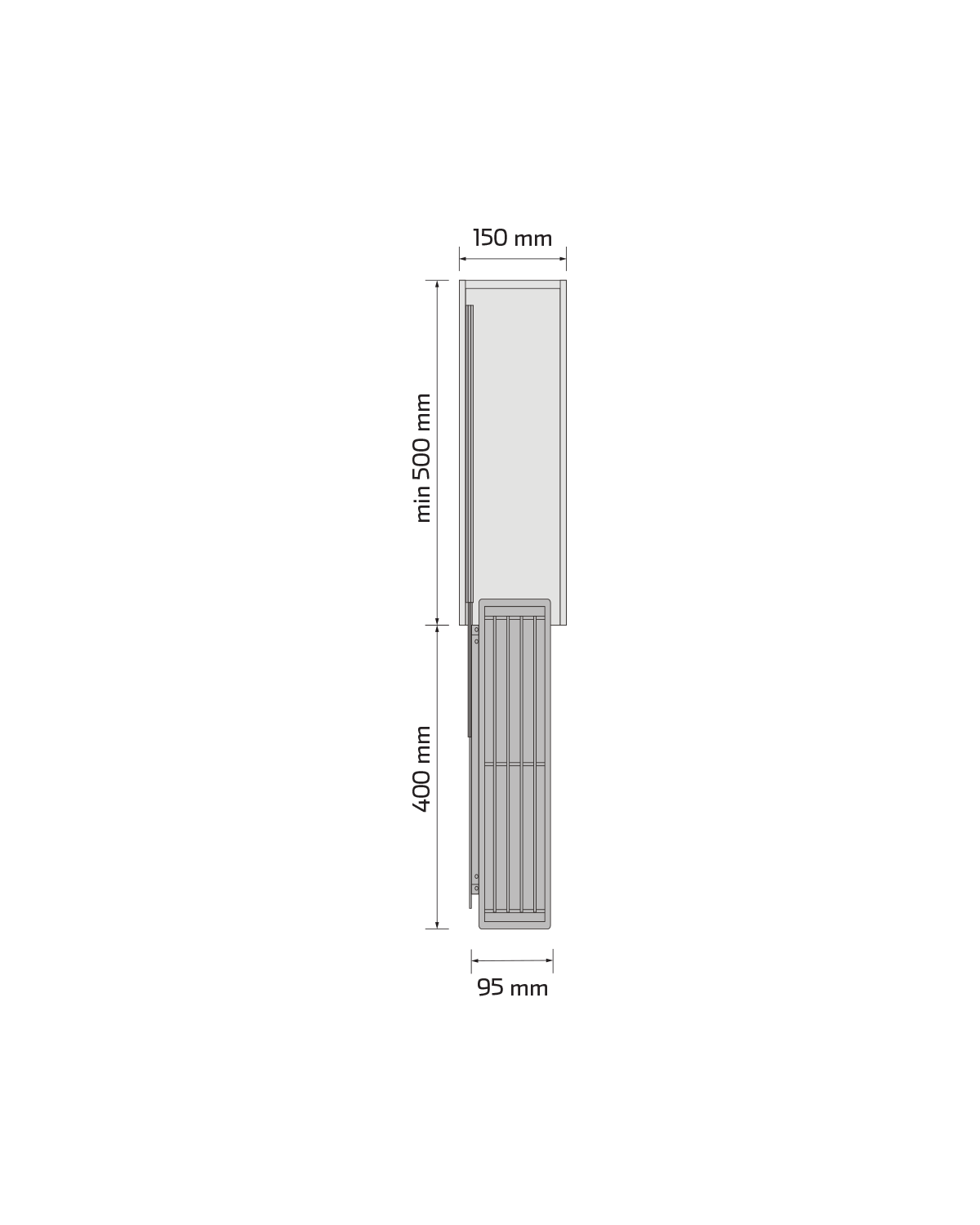 Cesta Doble Kele Mod. KAB4041