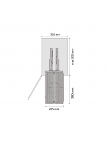 Canastilla Elevable de 2 Niveles Kele Mod. SS-KAB6180