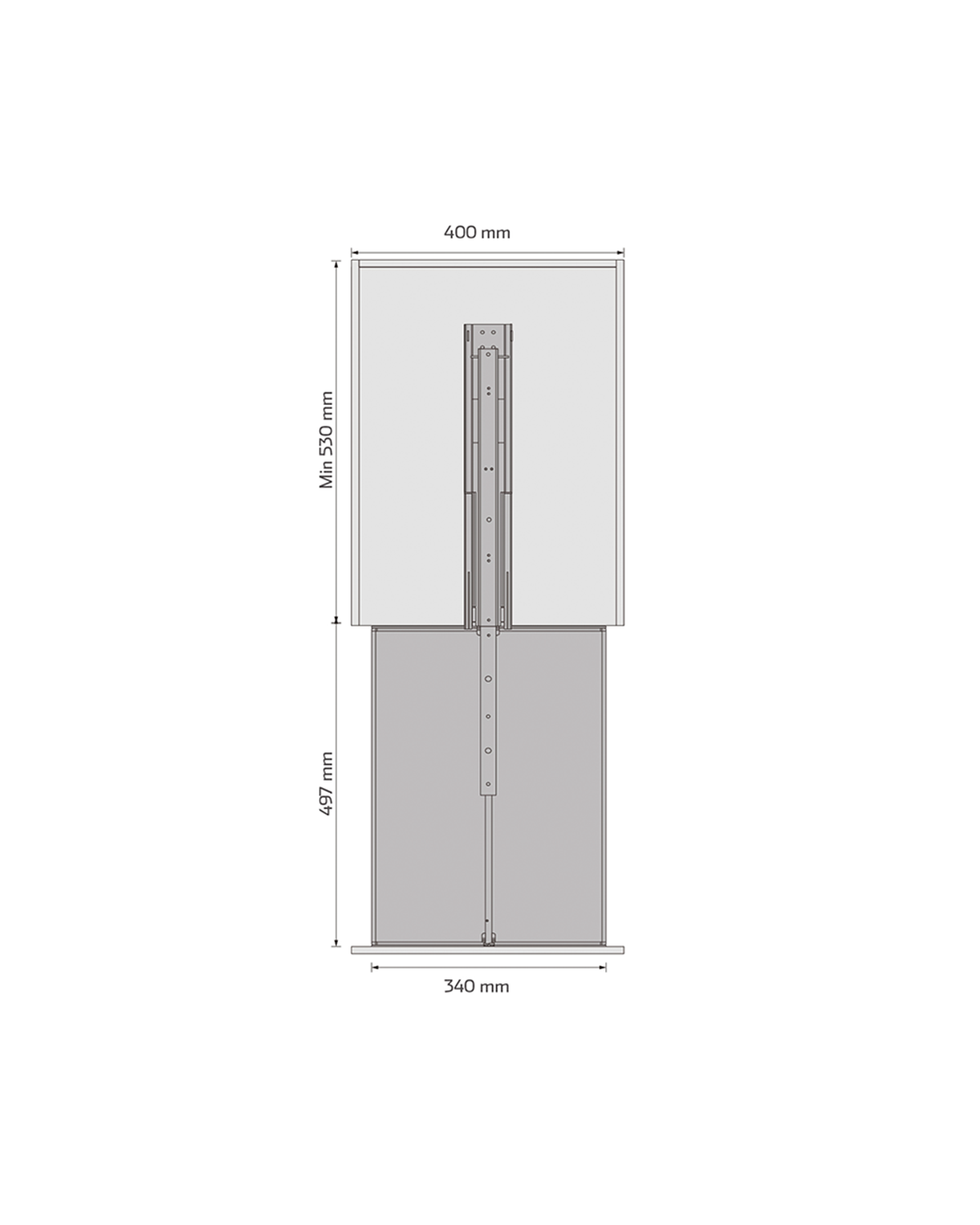 Alacena Deslizable 6 Niveles Kele Mod. KAP1106