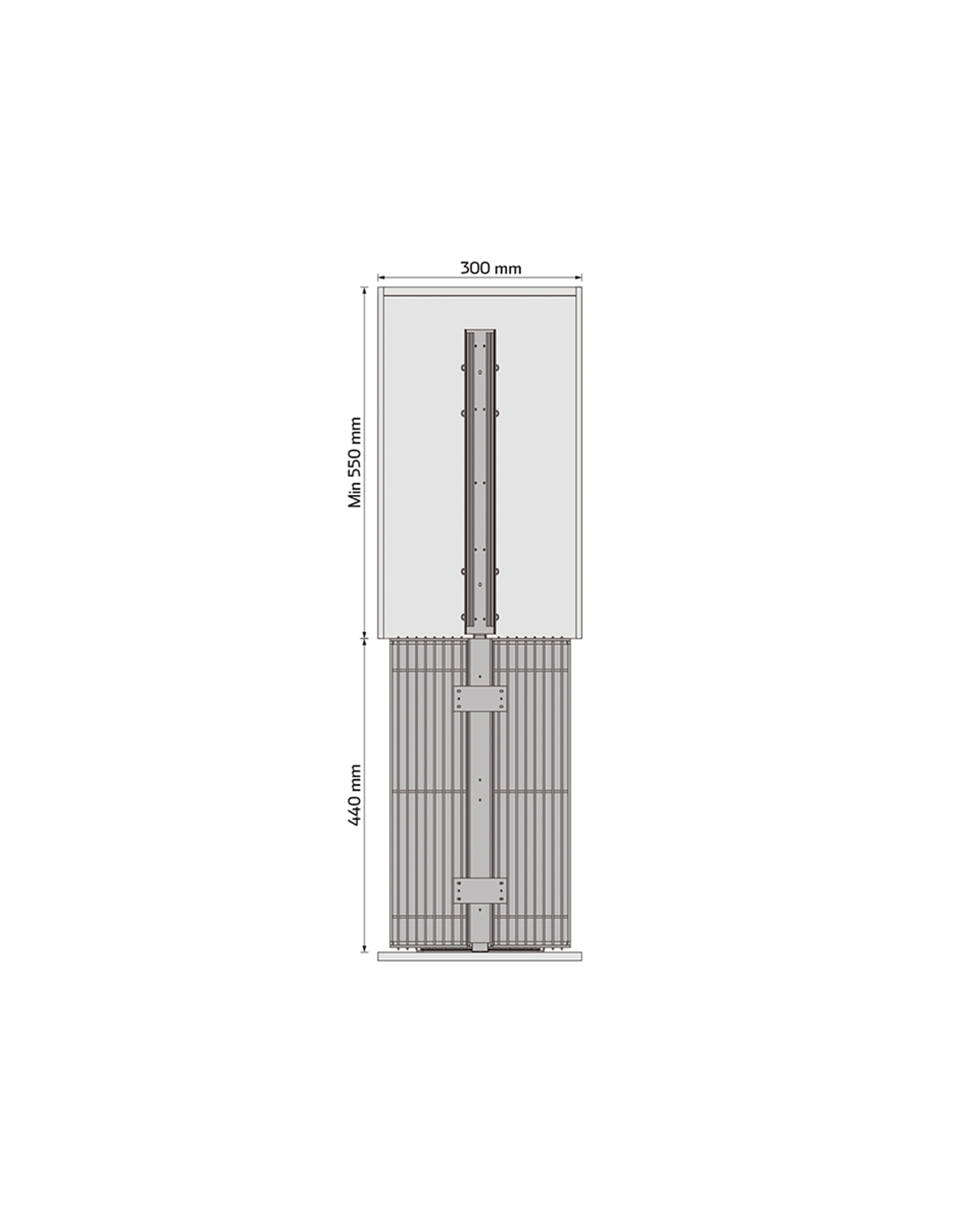 Alacena Deslizable 5 Niveles Kele Mod. KAP1205