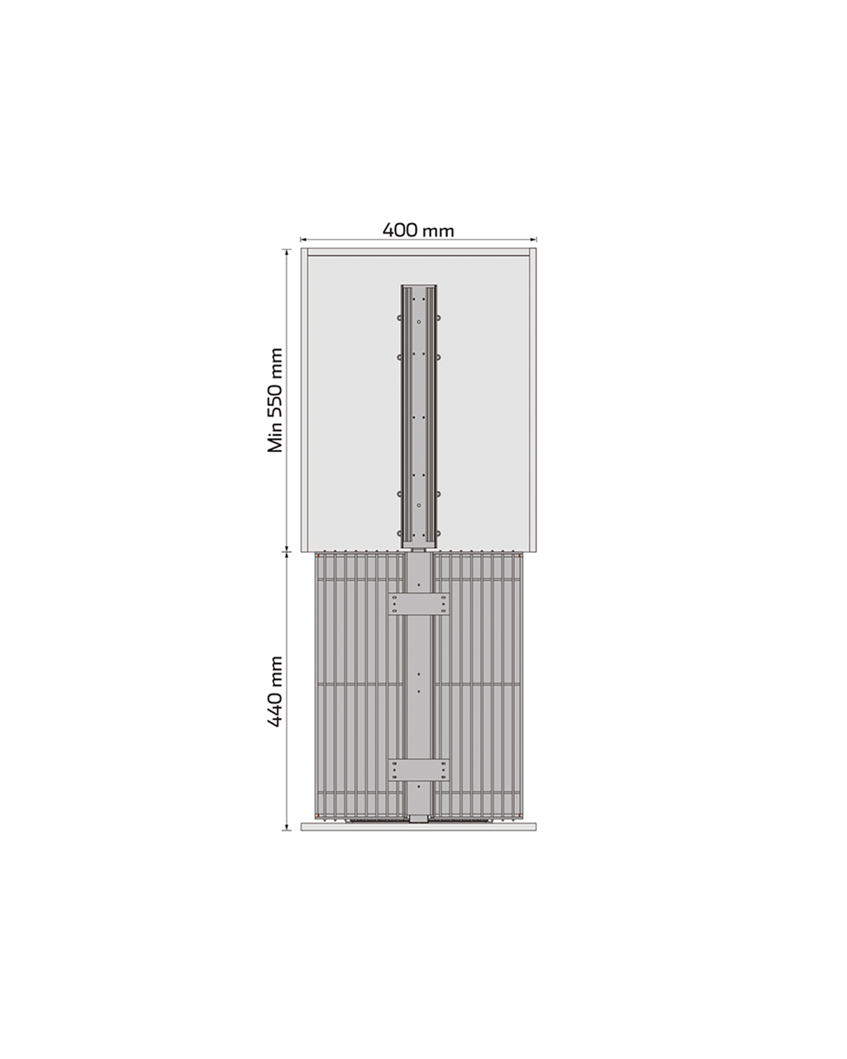 Alacena Deslizable 5 Niveles Kele Mod. KAP1002