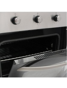 Horno para gas LP empotrable en acero inoxidable y puerta de crital empotrable HG-60-CC Marca Supra