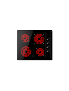 Parrilla Teka EASY TBC 64000 XFL BK Parrilla vitrocerámica de 4 zonas de 60 cm. REF.  112550012